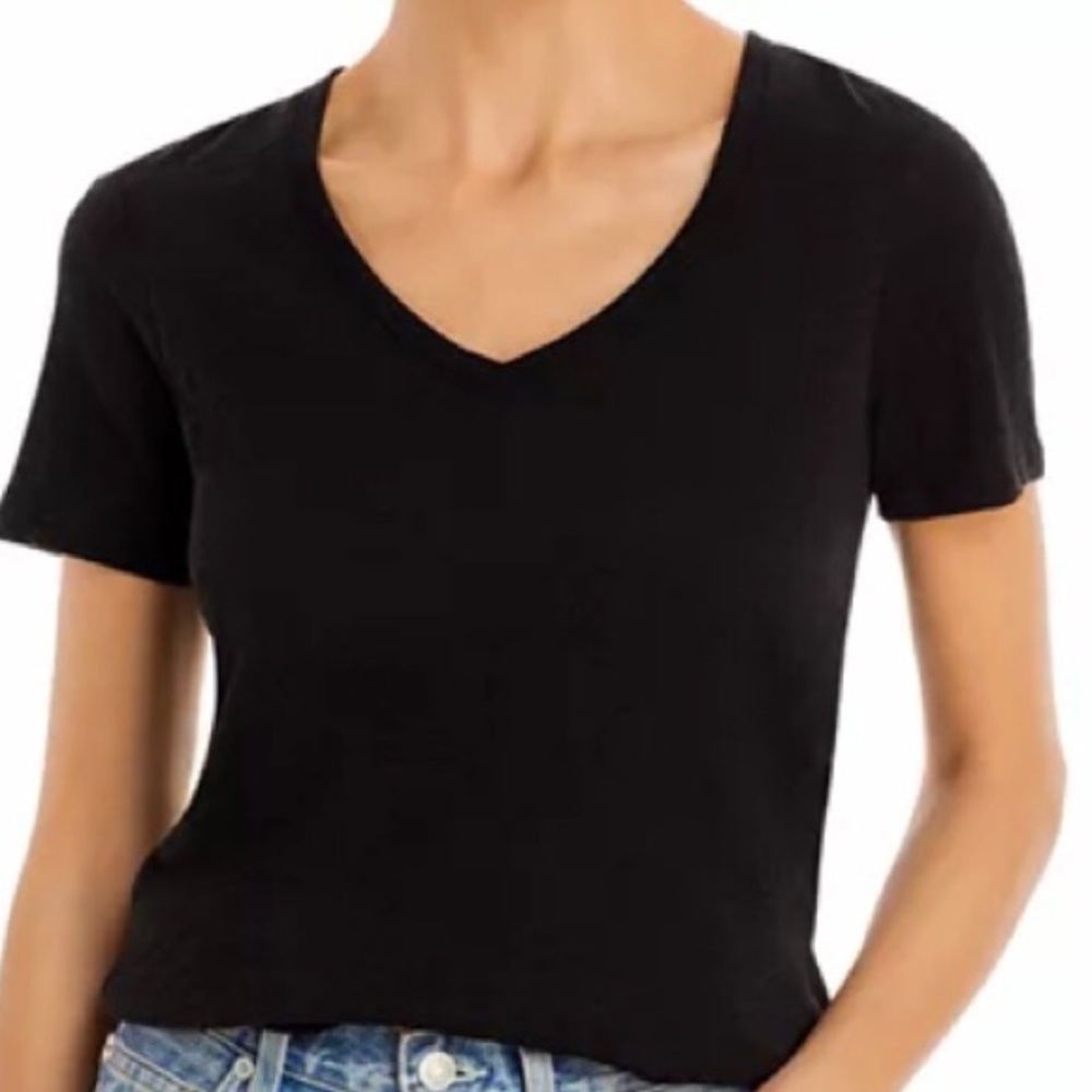 ATM Anthony Thomas Melillo Short Sleeve V-Neck Tee